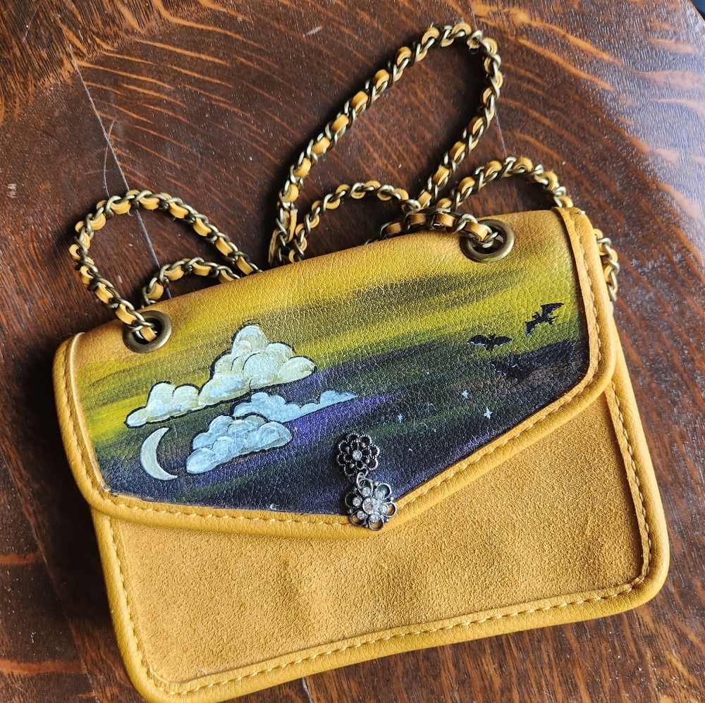 Hand-painted AE Cross Body